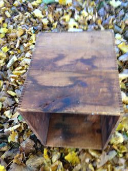 Antique Tongue and Groove Wooden Crate