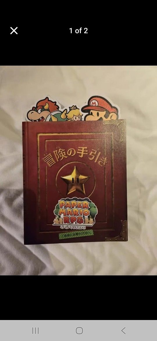 New PAPER MARIO RPG 2024 switch booklet nintendo gamecube n64 snes super game boy sega genesis chrono trigger final fantasy guide 3 6vi iii 7 vii