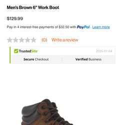 Brand New Iron Age Boots Size 12