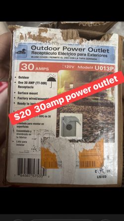 30amp rv power outlet