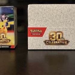 Pokemon 30th Anniversary Tins and Booster Bundle