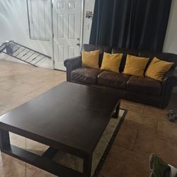 Couch  And Center Coffee Table For Sale 