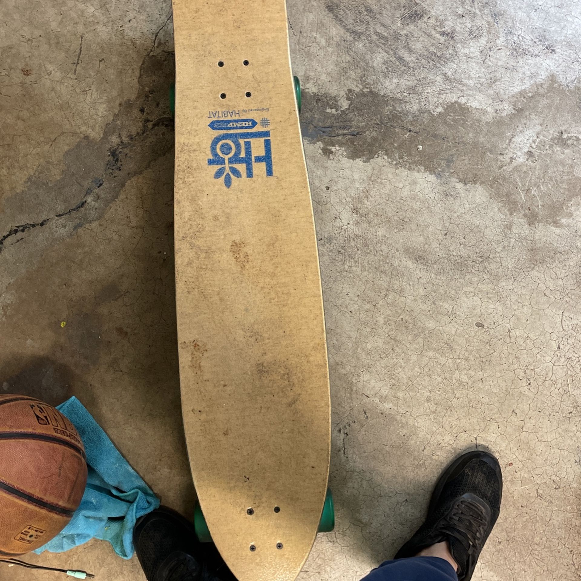 The skateboard 