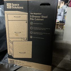 3 Drawer Steel Filing Cabinet 