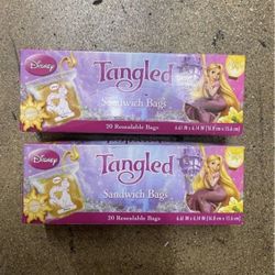 40 pieces Princess Plastic Sandwich Bags Tangled