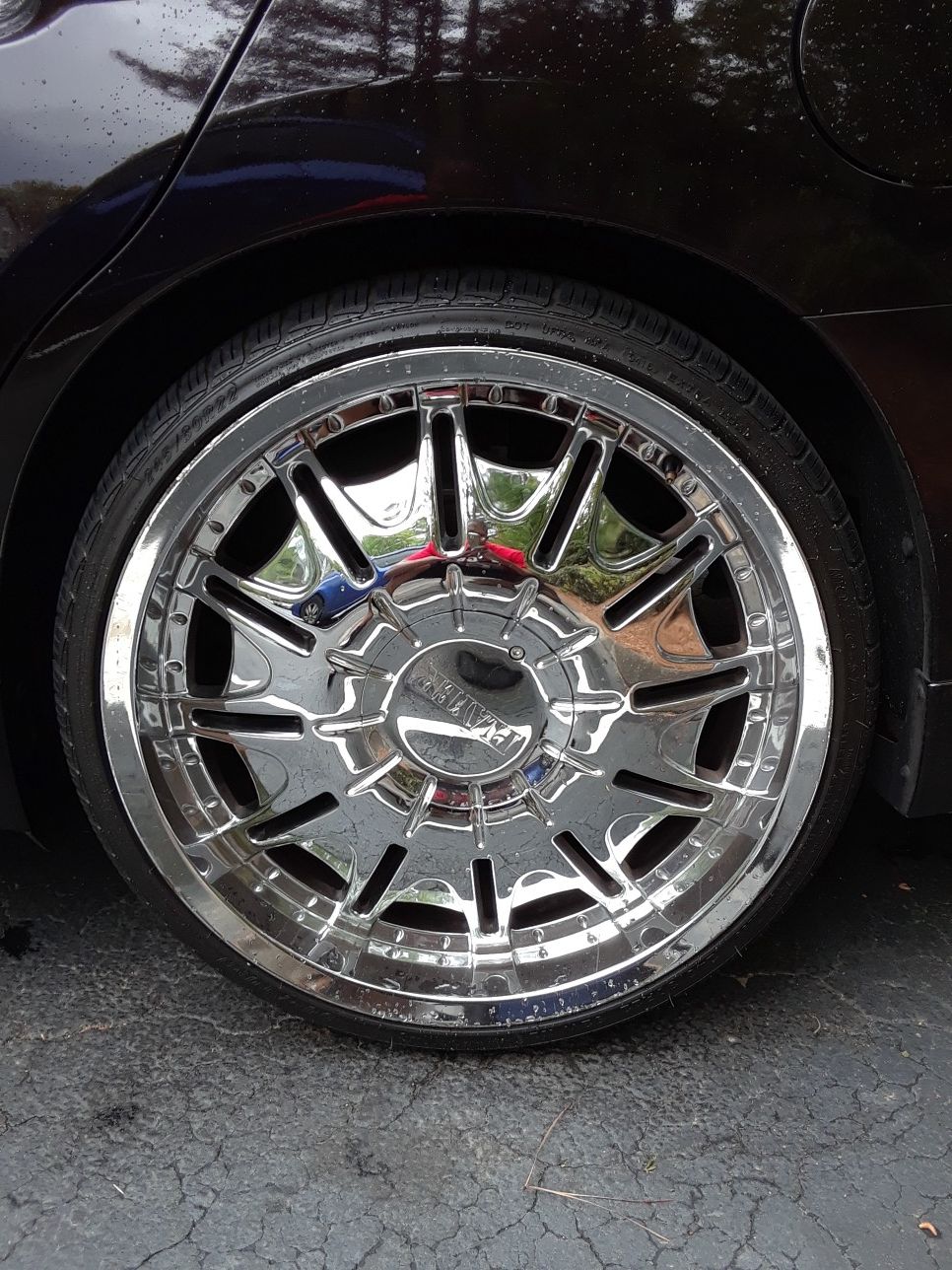22 inch player rims new tires