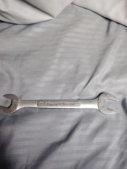 Vintage craftsman double open end wrench