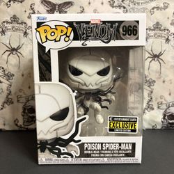 Venom Poison Spider-Man Funko Pop Entertainment Earth Exclusive LE #966