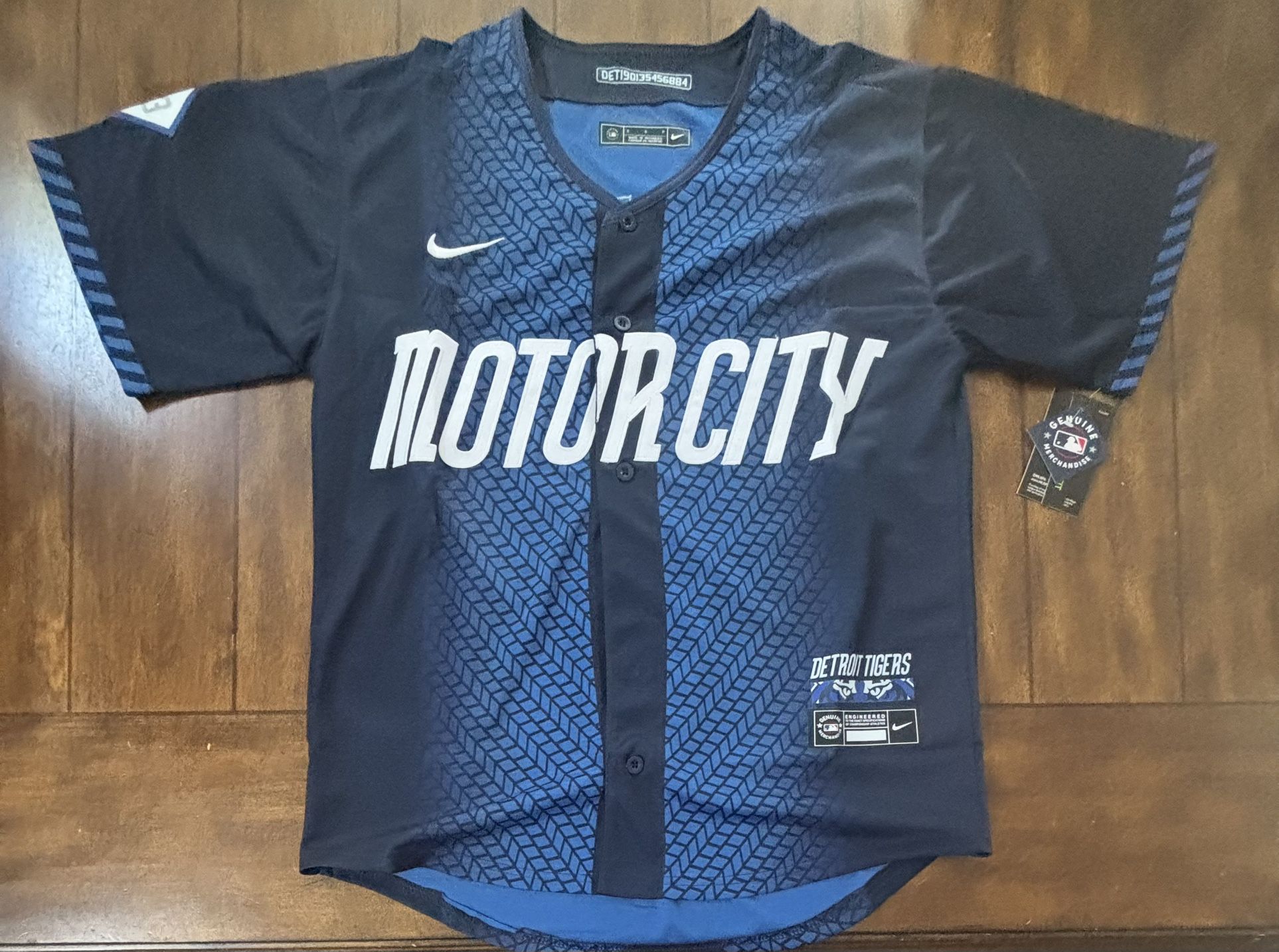 Detroit Tigers City Connect Motor City Tarik Skubal Adult Small NWT
