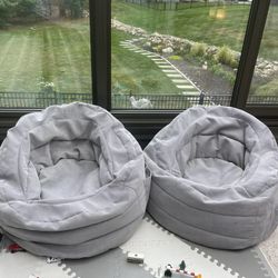 Two Kid’s Bean Bags In Excellent Condition 