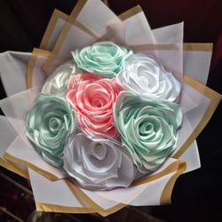 Ramos de flores de liston