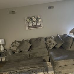 Nice gray sectional