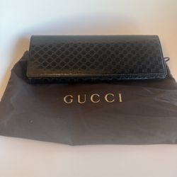 Gucci Black Patent Clutch