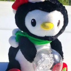 Animated Plush Penguin Global Singing Jingle Bell