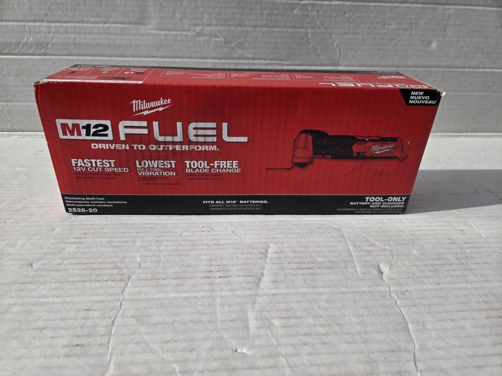 Milwaukee M12 Fuel 12-volt Brushless Oscillating Multi-tool(Tool Only)