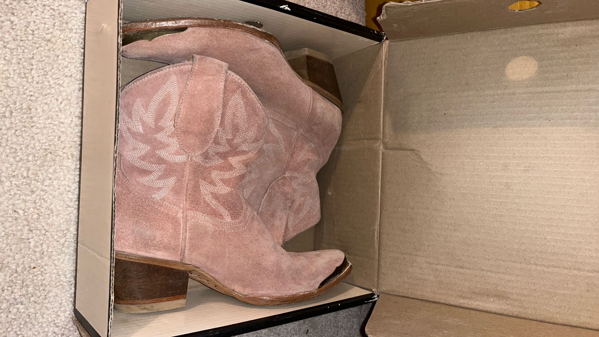 Pink Short Cowgirl Boots 