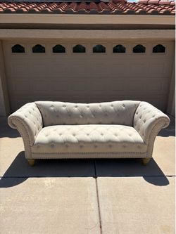 Cream Fabric Couch