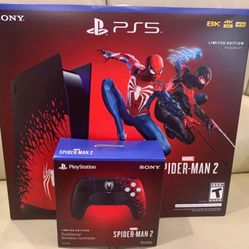 Brand New Disc Marvel's Spider-Man 2 Bundle + Extra Controller
