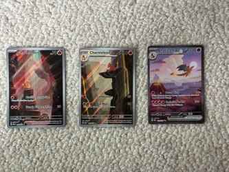 READ DESCRIPTION FIRST Pokemon Card TCG Scarlet Violet 151 Charmander Chameleon Charizard IR SIR Special Illustration Rare