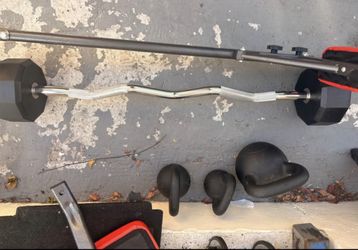 85 Pound Ez Curl Bar