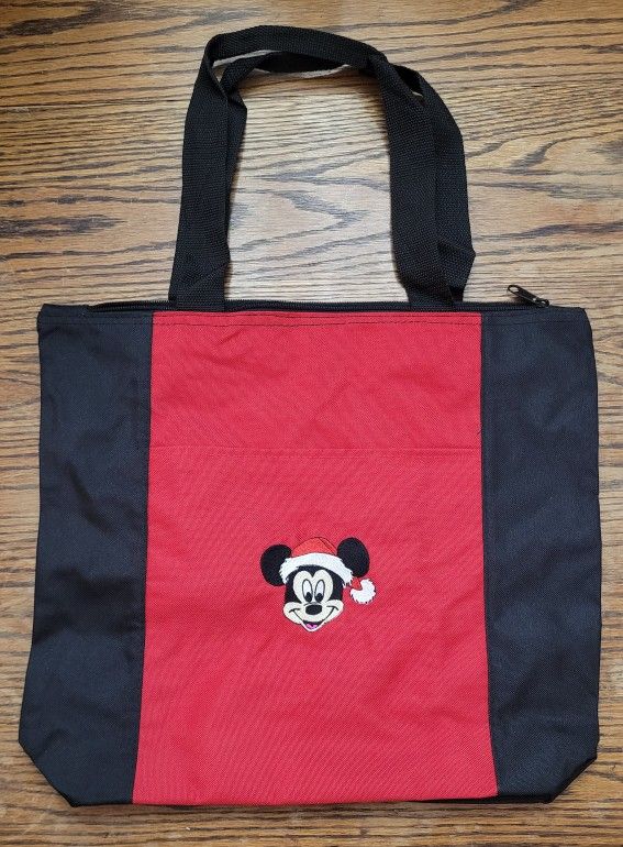 Simple Lightweight Christmas Mickey Tote Bag