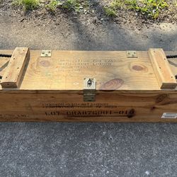 Wood Storage Crate