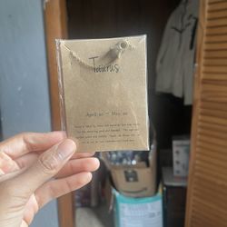 Taurus Horoscope Necklace 