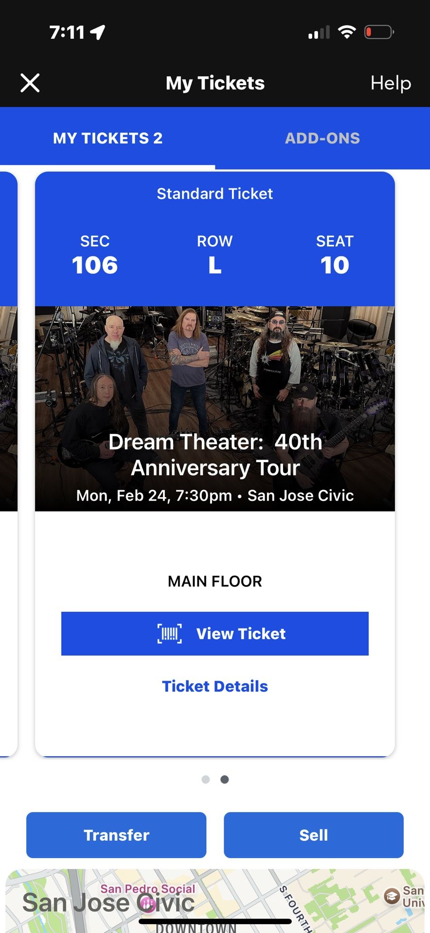 2 Dream Theater Tickets