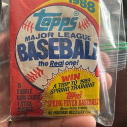 1988 Topps Major League Baseball Gum