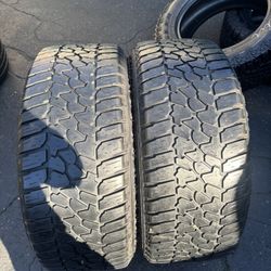 Tengo un set de llantas en muy buenas condiciones, marca HAIDA LT 305/55R20 instaladas y balanceadas por el mismo precio $130