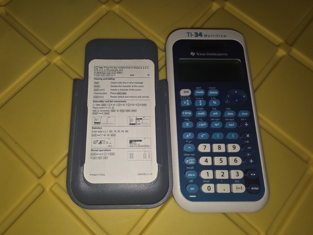 Texas Instruments TI-34 MultiView Scientific Calculator