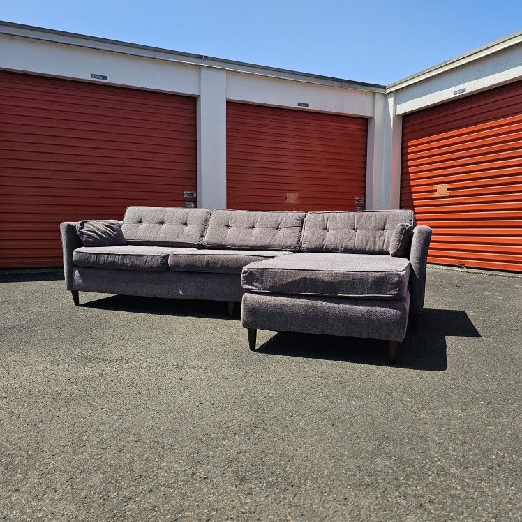 Gray Mcm Sectional Couch