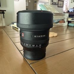Sony 35mm 1.4 G Master