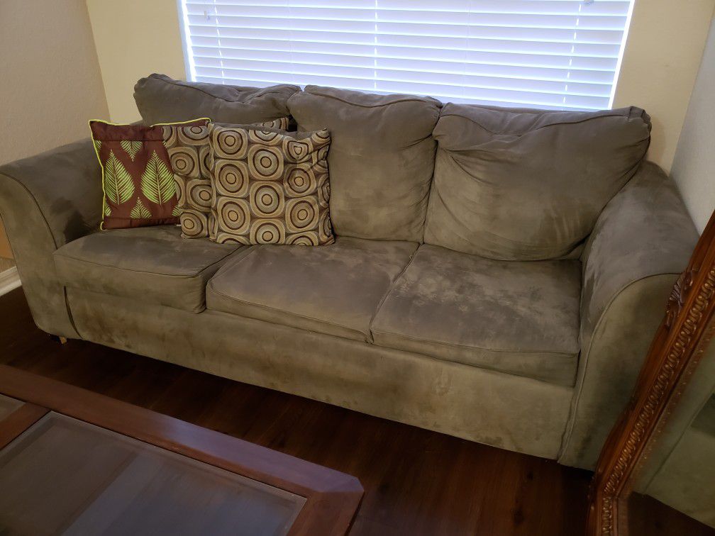 Love Seat and Sofa Bed