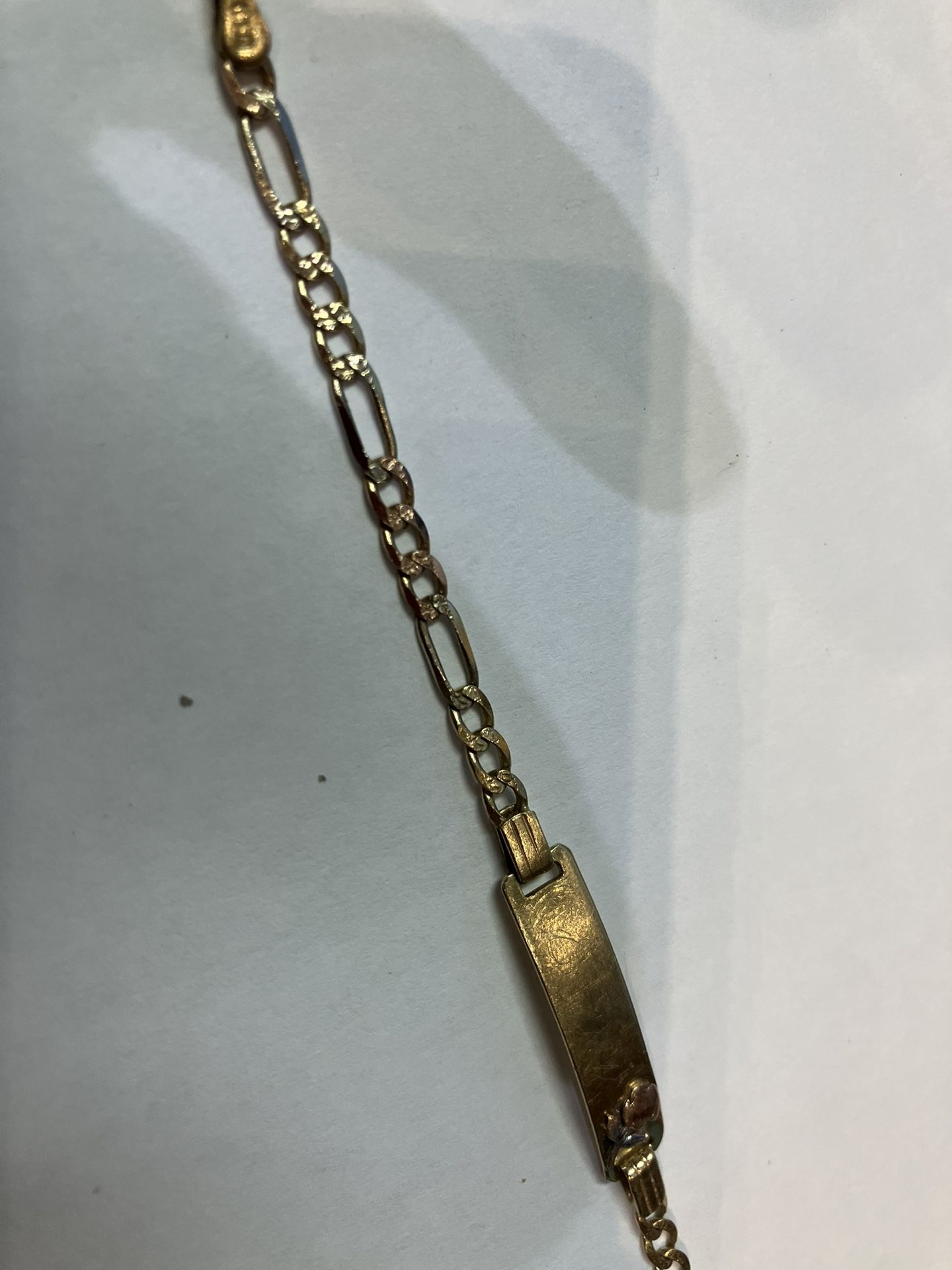 14k Gold Baby Bracelet #109403-1 MJ