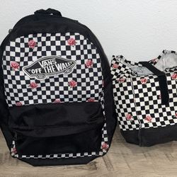 Vans Backpack N Lunch Bag