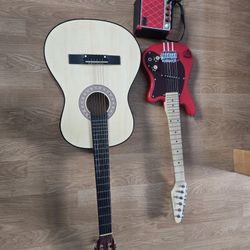 Guitar And Electric Guitar 