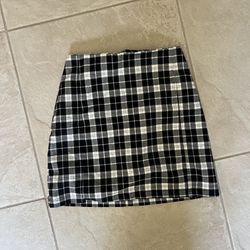 Brandy Melville Checker Skirt 