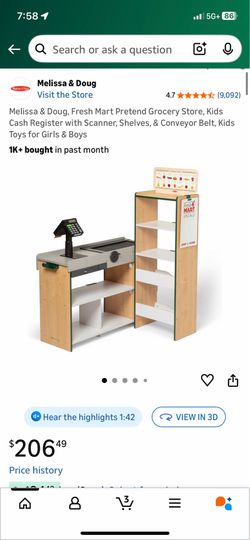 Supermarket Pretend Play Grocery Store!
