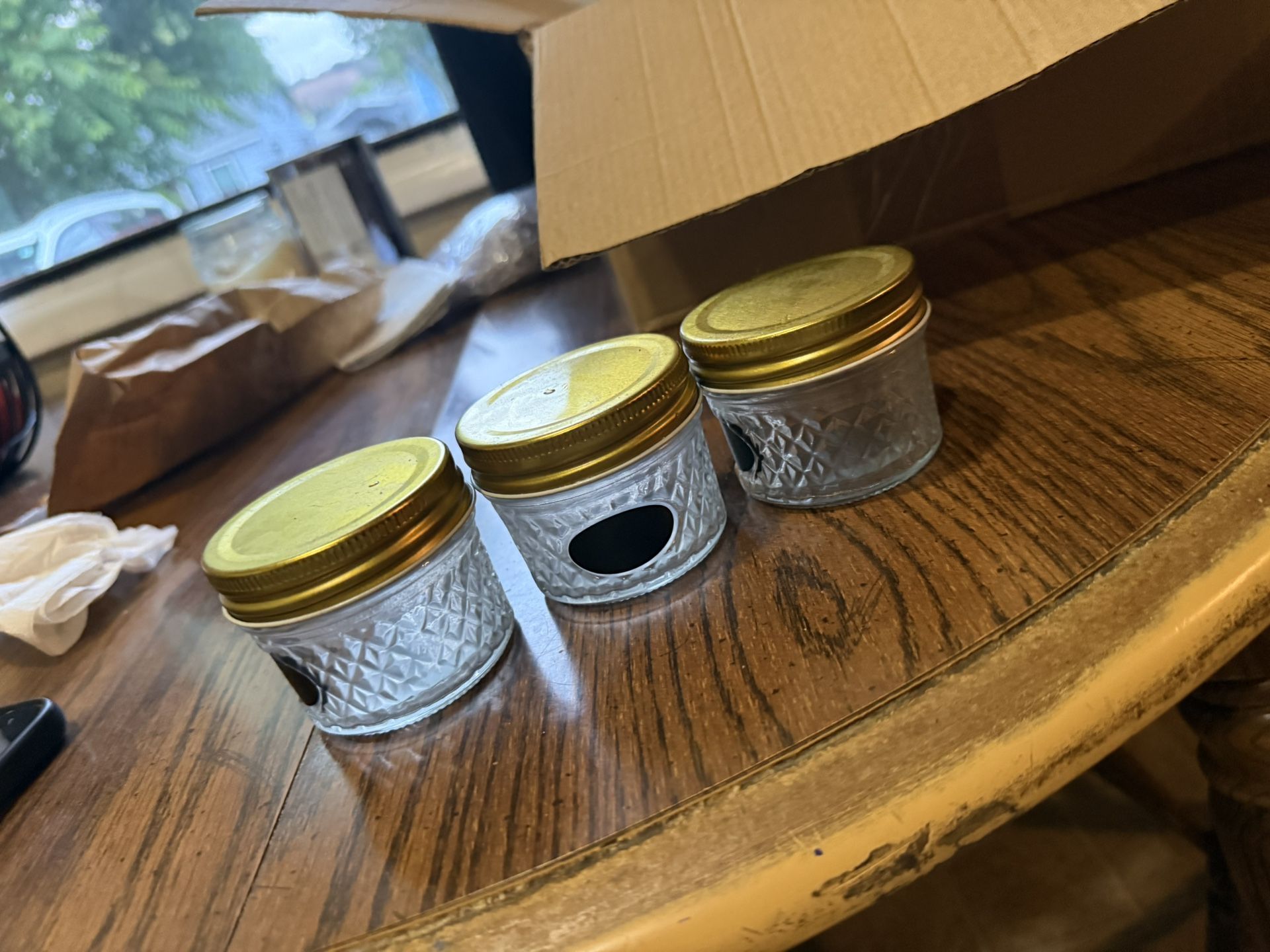 25 Mini Mason Jars