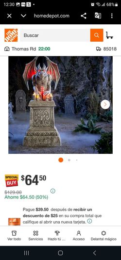 5.5ft Led gargoyle nueva
