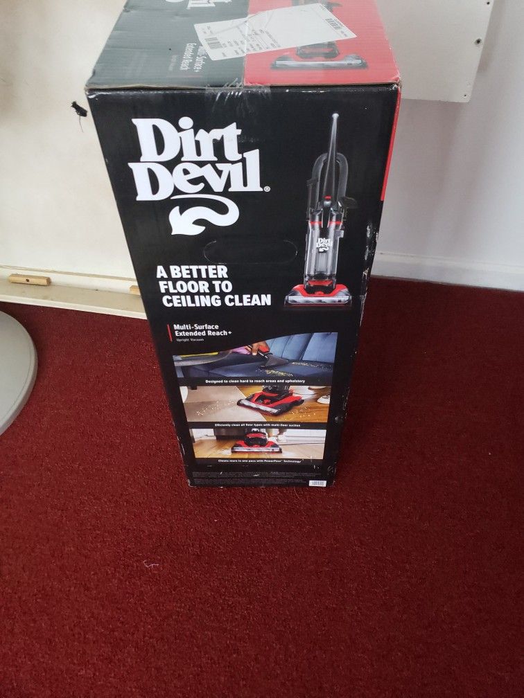 Dirt Devil Multi-Surface Extended Reach+ Upright Vacuum