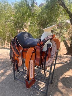 Montura Western/Charra de Cuero con Asiento Ortopédico – Diseño Artesanal