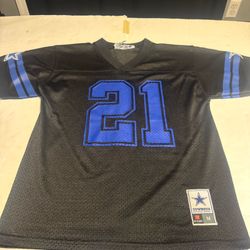 Dallas Cowboys Ezekiel Elliott 21 Jersey Black Blue Youth Medium