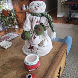 Adjustable Snowman & Candle Tart Burner