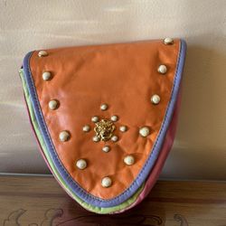 DRAMATIC PRICE DROP: CUSTOM-MADE, NEVER USED VERSATILE TOP QUALITY LEATHER CROSSBODY/SHOULDER/CLUTCH “Club” BAG