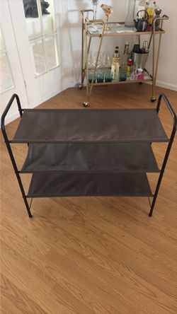 3 tiered shoe rack
