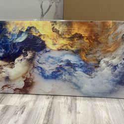 Brand new. 48x24  Abstract Wall Art for Living Room office Wall Artworks Bedroom Decoration Home bathroom Wall decor Pictures Posters Artwork abstract