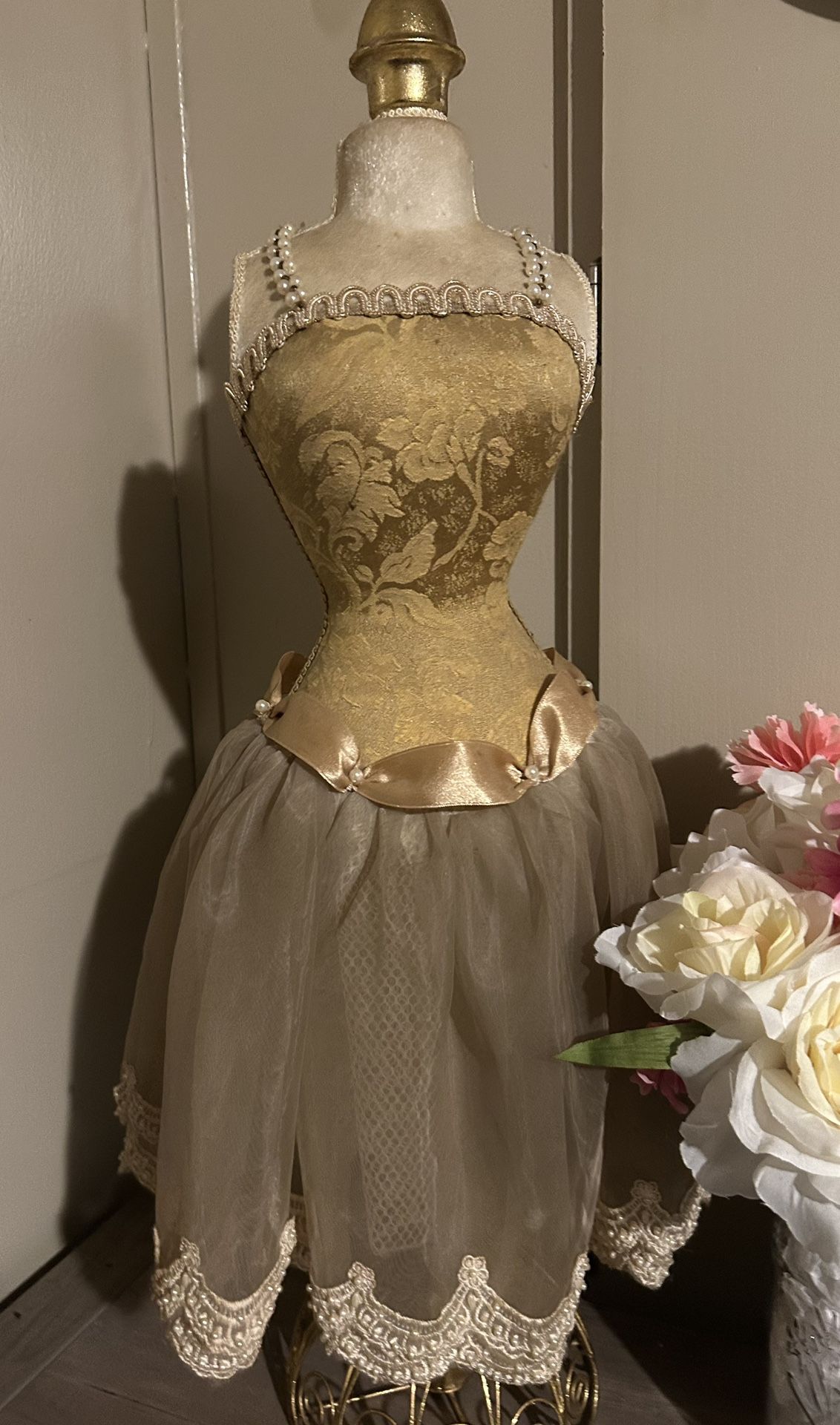 Dress form, vintage bust