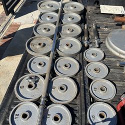 Weights gym barbell 1 inch standard size